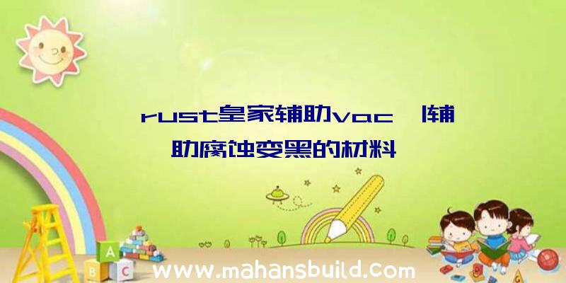 「rust皇家辅助vac」|辅助腐蚀变黑的材料